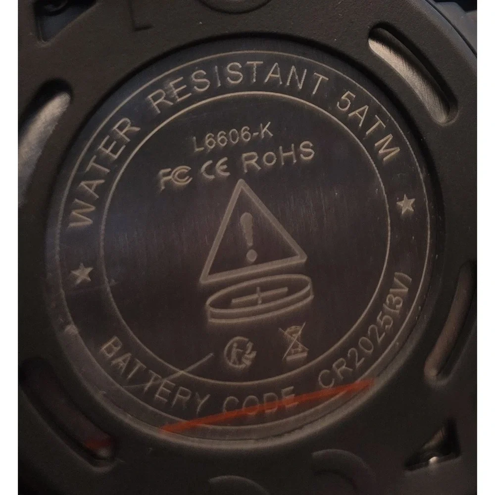 Men's Lavaredo Digital Sport Watch Black Water Resistant Up To 50‎ Meters #0290